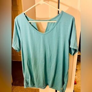 Dip brand Women’s blouse size L greenish blue color